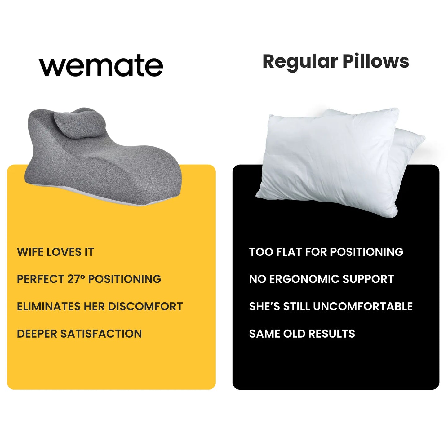 Wemate Couples Pillow